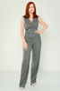 Joymiss Casual Jumpsuits Navy Grey Light Açık Gri