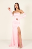 Ghaya Night Wear Evening Dresses Black White Pink розовый