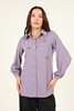 Mirador Casual Blouses Black Grey Beige Lilac Tile Ecru Plum Mint Emerald Baby Blue أرجواني