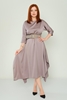 Rissing Star Casual Dresses Green Beige المنك