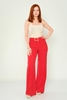 Explosion High Waist Casual Trousers Black Red Khaki Lavender красный