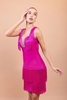 Odrella Night Wear Evening Dresses Black Fuchsia Caramel Fuchsia