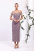 Odrella Night Wear Evening Dresses Black Beige Mink indigo Olive Lavender Lavender