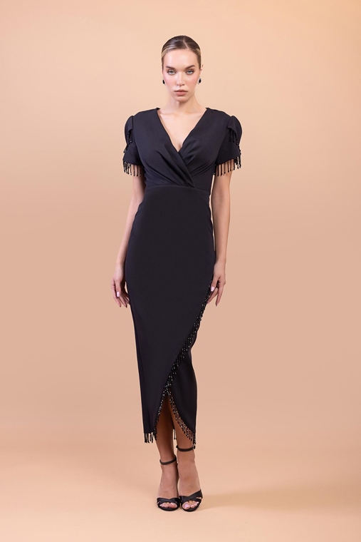 Odrella Night Wear Evening Dresses Black Caramel