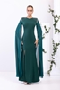 Odrella Night Wear Evening Dresses Black Caramel Wine Emerald Zümrüt