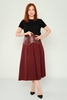 Airport Casual Skirts Navy Bordeux