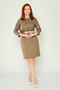 Mac Park Casual Dresses Black Brown Camel Navy لون الجمل