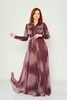 Detective Casual Dresses Black Brown Fuchsia ضارب الى الحمرة