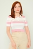 Yes Play Casual Jumpers Black-Ecru Green-Ecru Fuchsia-Ecru Grey-Ecru Pink-Ecru серовато бежевый - розовый