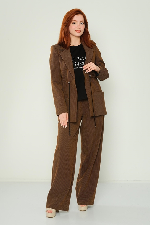 HKN Casual Suits Brown Khaki