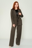 HKN Casual Suits Brown Khaki Haki