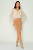 Pitiryko Casual Skirts Black Grey Beige Camel Navy Cream цвет верблюда