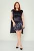 Alinçe Night Wear Dresses Black Navy Navy