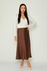 Mees Casual Skirts Red Brown Brown