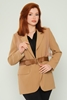 Miarte Casual Jackets Black Brown цвет верблюда