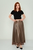 Lila Rose Casual Skirts Black Bordeux Mink