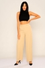 Selen High Waist Casual Trousers Black Red Green Yellow Beige Lilac Camel Fuchsia Ecru Sax Khaki Purple Green Dark Violet Green Light Mint Blue Light اللون البيج