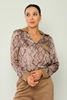 Explosion Long Sleeve Casual Blouses Black Mink Khaki المنك