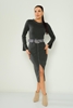 Mac Park Casual Dresses Black Brown Anthracite Stone Antrasit