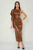 Lila Rose Maxi Casual Dresses Black Camel Camel