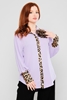 Lila Rose Long Sleeve Casual Shirts Black Beige Lilac Ecru Coral Olive сиреневый