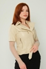 Lila Rose Casual Jackets Black Beige Tan Бежевый