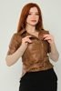 Lila Rose Casual Jackets Black Beige Tan коричневый