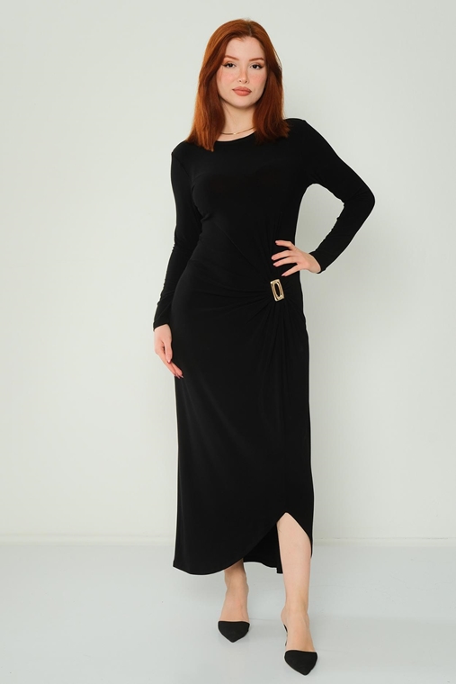 Miarte Maxi Casual Dresses Black