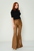 Lila Rose High Waist Casual Trousers Black Bordeux Tile цвет верблюда