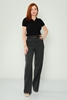 Zanzi Casual Trousers Black Anthracite فحم الإنتراسيت