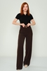 Explosion High Waist Casual Trousers Black Red Brown Camel Khaki Brown