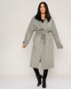 Tosato Casual Woman Coats Black White Grey Brown Bordeux Beige Tile Green Dark Tan Soil Baby Blue ice Blue Grey