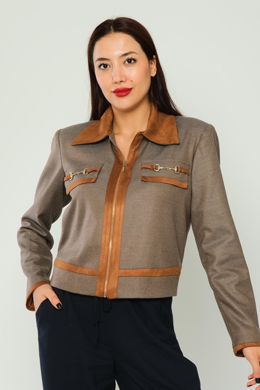 Dimare Casual Jackets Brown