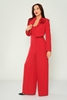 Favori Casual Jumpsuits Black Camel Red