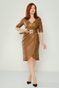 Lila Rose Casual Dresses Black Camel لون الجمل