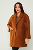 Joymiss Casual Woman Coats Black Powder Saffron Cinnamon Tarçın