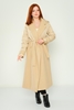 Lila Rose Casual Woman Coats Black Beige Ecru Black-Mink Ecru-Black Beige-Black Bej