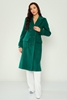 Joymiss Casual Woman Coats Black Tile Sax Emerald Macenta زمرد