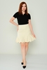 Pitiryko Casual Skirts Black Grey Beige Camel Navy Stone لون كريم