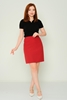 Airport Casual Skirts Black Red Brown Orange Navy красный