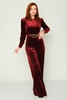 Excuse Casual Jumpsuits Black Bordeux Navy Emerald bordo şarabı