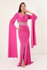 Ross Hill Night Wear Evening Dresses Black Navy Fuchsia Emerald ضارب الى الحمرة