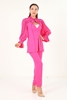 Qne Tu Night Wear Suits White Pink Black-White Beige-Black Peanut Pembe