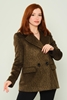 Mees Casual Woman Coats Blue Grey Brown Kahverengi