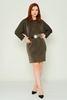 Favori Casual Dresses Black Brown Bordeux Camel Khaki Anthracite كاكي