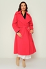 Lila Rose Casual Woman Coats Orange Fuchsia Fuchsia