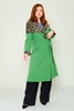 Lila Rose Casual Woman Coats Black Green Brown Orange Mink Rose Mint أخضر