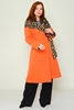 Lila Rose Casual Woman Coats Black Green Brown Orange Mink Rose Mint Orange