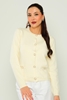 Pitiryko Without Hood Buttoned Casual Cardigans Black Beige Cream Цвет крема