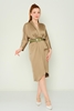 Rissing Star Casual Dresses Black Beige Navy Khaki كاكي